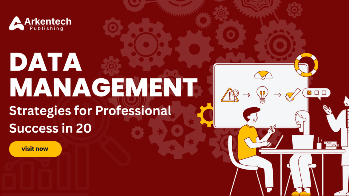 Business dashboard showing data management metrics