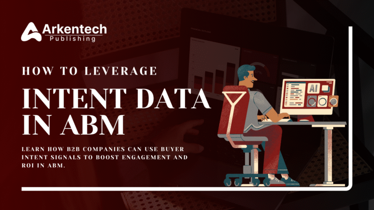 Marketer analyzing intent data in ABM strategy