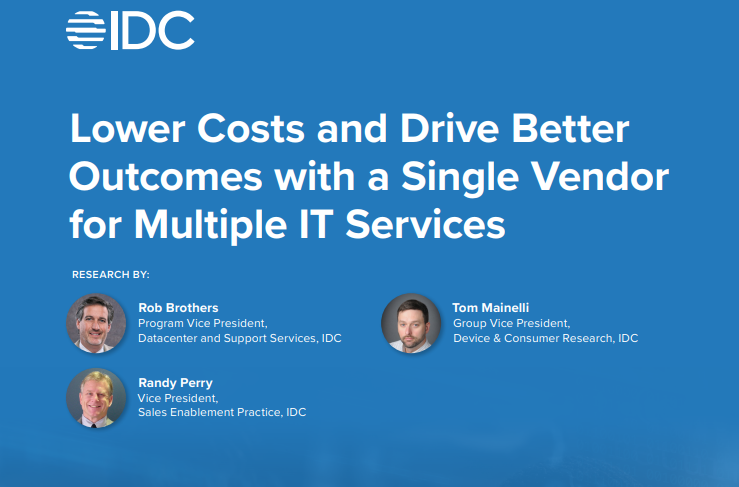 Value in the Seams. Lower Costs and Drive Better Outcomes with a Single Vendor for Multiple IT Services