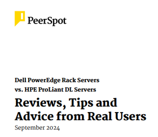 Dell PowerEdge Rack Servers vs. HPE ProLiant DL Servers Reviews, Tips and Advice from Real Users