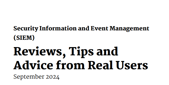 Best Security Information and Event Management (SIEM) Solutions