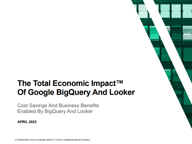 The Total Economic Impact™ Of Google BigQuery And Looker