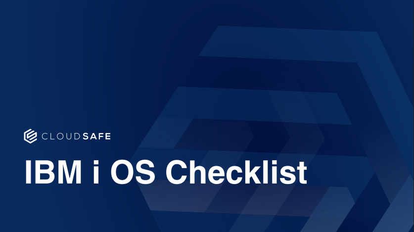 IBM i OS Checklist