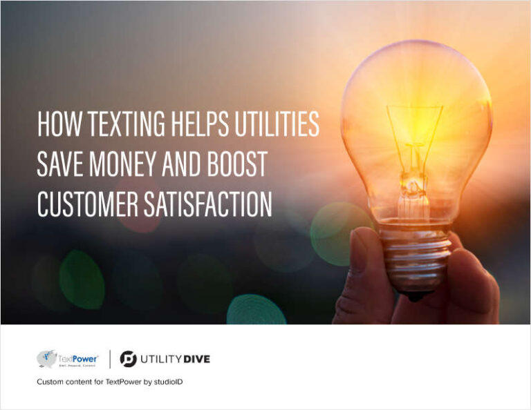 How Texting Helps Utilities Save Money and Boost Customer Satisfaction