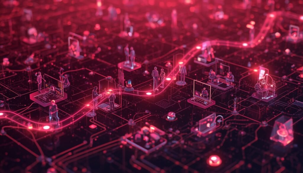 lucid-origin_A_premium_and_visually_engaging_Understanding_B2B_Sales_Automation_illustration_-0